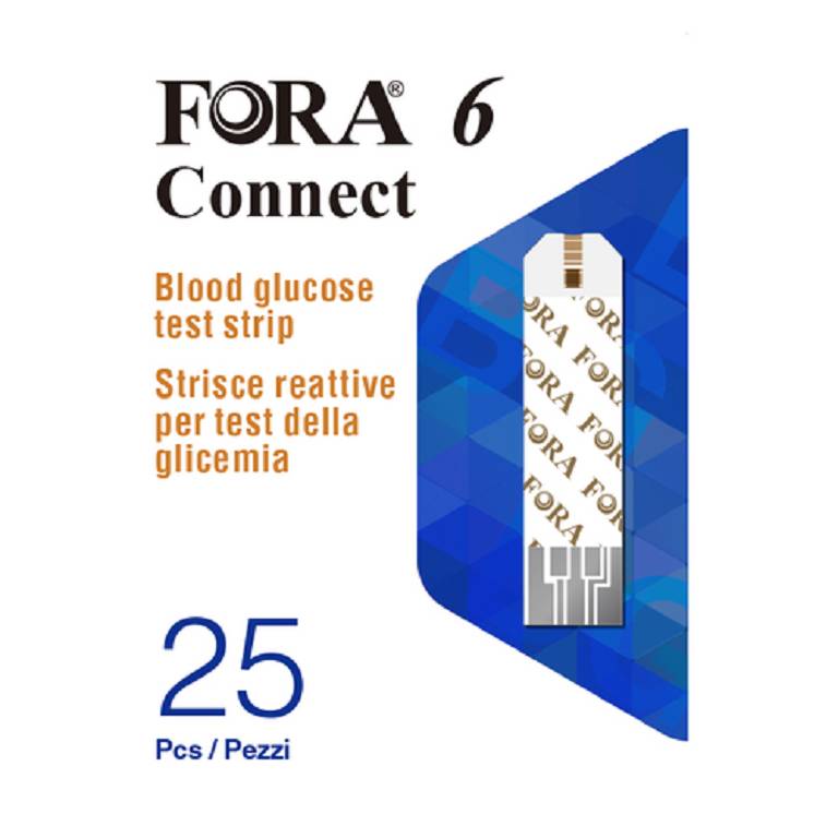 FORA 6 CONNECT GLICEMIA 25PZ